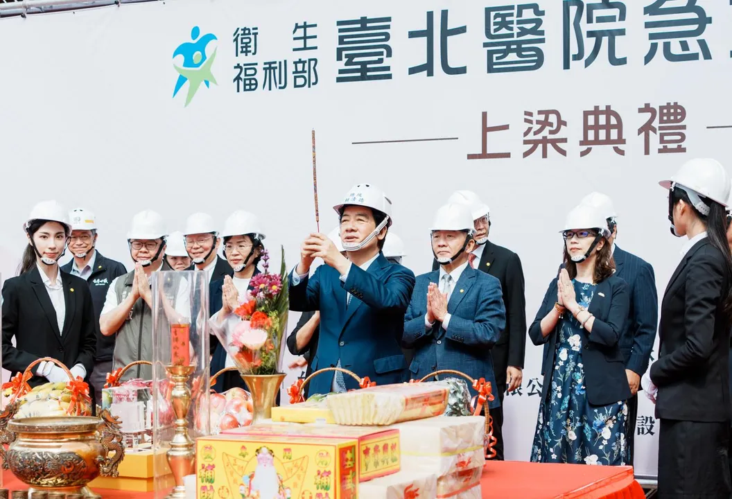 賴清德連2場合體蘇巧慧 台北醫院談「一棒接一棒」留下醫療承諾