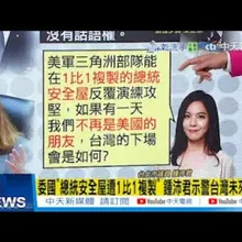 【每日必看】委國"總統安全屋遭1比1複製" 鍾沛君示警台灣未來風險｜中共恐複製斬首? 栗正傑提"正義使命:主動權在大陸 20260106