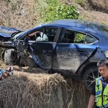 影/中秋悲劇！台南無照駕駛撞飛17歲少年墜谷亡　警遭控包庇回應了