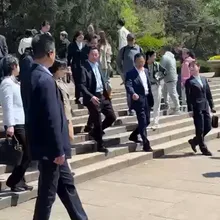 國台辦副主任場勘還送兩本書! 鄭麗文明上中山陵規格受矚