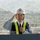 宋楚瑜陪同卓榮泰視察花蓮馬太鞍溪堤防工程 兩度敬禮致意