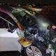 影/國1高科交流道「5車追撞起火」　1人手腳擦挫傷