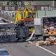 影/汐五高架三重段「救護車貨車相撞翻覆」！3傷送醫