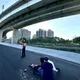 台64線重機自撞墜10多米高架橋　騎士無呼吸心跳
