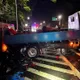 影/天雨路滑！貨車失控拋甩至逆向車道　騎士命危搶救中