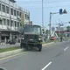 沒睡飽？苗栗頭份「部隊移防」軍車竟衝上分隔島