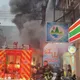 影/新北土城汽修廠火警黑煙狂竄　3人救出緊急送醫
