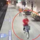 影/北市婦萬華車站月台騎單車 鐵警鎖定對象依法開罰