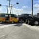 雲林娃娃車車禍!車頭毀壞變形 車上11名幼童幸未受傷