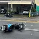 影/漢光演習「轎車擦撞機車」 官兵協助交通引導