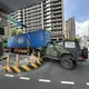 新北淡水貨櫃車轉彎「內輪差」釀禍!軍用吉普遭拖上安全島