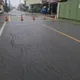 高雄湖內驚見豪雨淹沒馬路!台17甲線和平段雙向車道封閉