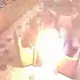 影/台中驚傳「網咖爆炸案」！大火球桌上閃現瞬間曝