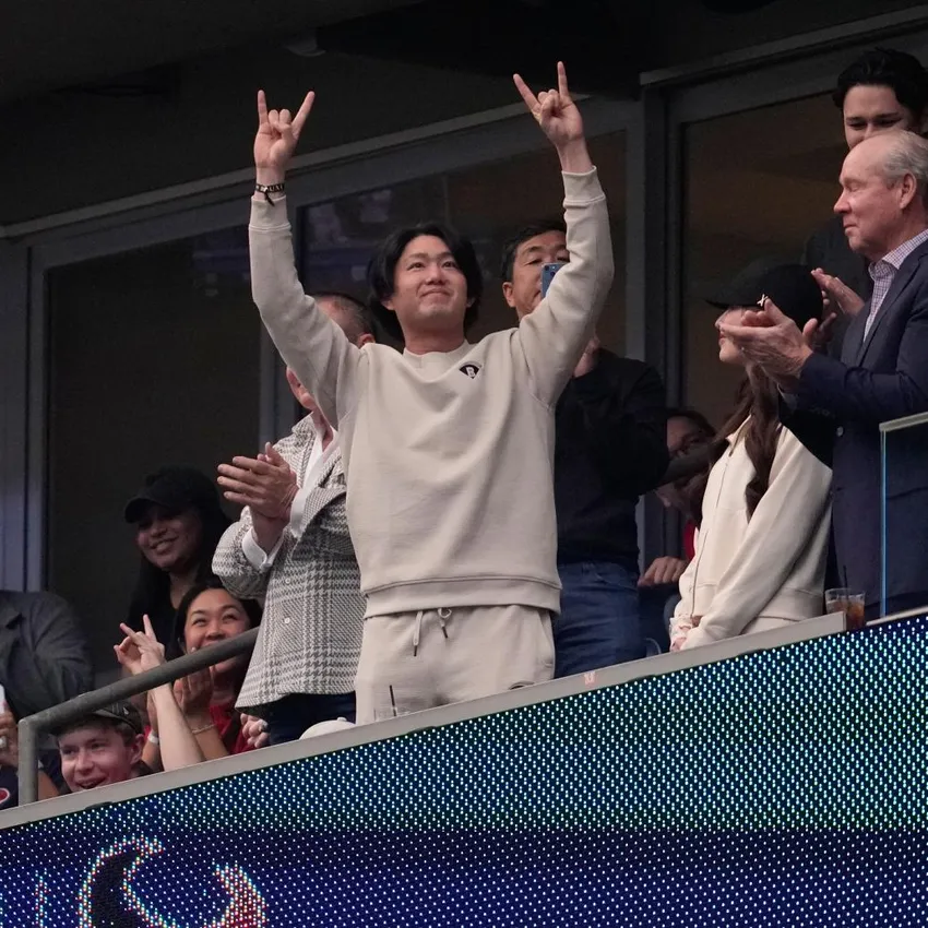 MLB/休士頓球迷歡迎你！　今井達也公開現身獲滿場歡呼