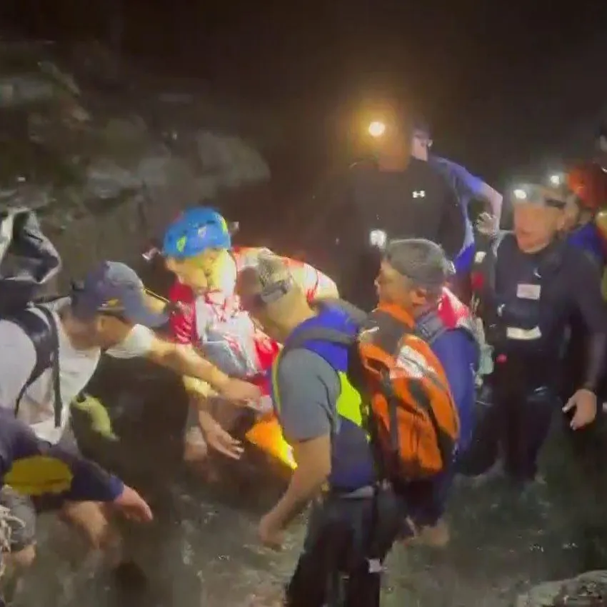 影/去年鬼月奪1命!金岳瀑布40歲男陳屍石縫 休旅車未熄火