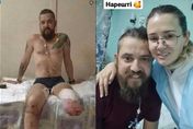 接送傷員遭砲擊！烏克蘭網紅姐夫在戰爭中失去雙腿　女兒心疼大哭