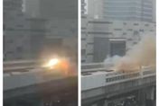 快訊/上海地鐵傳出巨大爆炸聲！影片畫面全被火焰籠罩