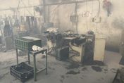 【影】彰化鐵工廠粉塵爆炸　3人遭炸傷送醫