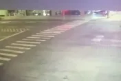 影/撞擊影像曝！台南小黃高速撞橋墩卡車內　警消驚險救援