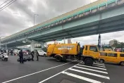 快訊/板橋垃圾車碰撞同向機車！男騎士遭輾重傷身亡