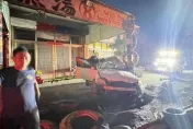 南迴公路死亡車禍！小客車衝撞海產店柱子「車體變形」釀2死