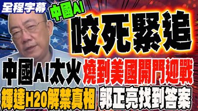 《全程字幕》中國AI實在太火 燒到美國不得不開門迎戰 黃仁勳H20解禁真相郭正亮找到答案 @Guovision-TV @funseeTW