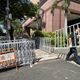 影/柯文哲7千萬交保　北院外警方架阻具加強維安