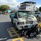 影/礁溪阿公「換車道遭追撞」慘丟命！貨車玻璃碎成蜘蛛網