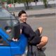 影/新北男站行進中貨車車頭　警：依法舉發最重罰1.8萬