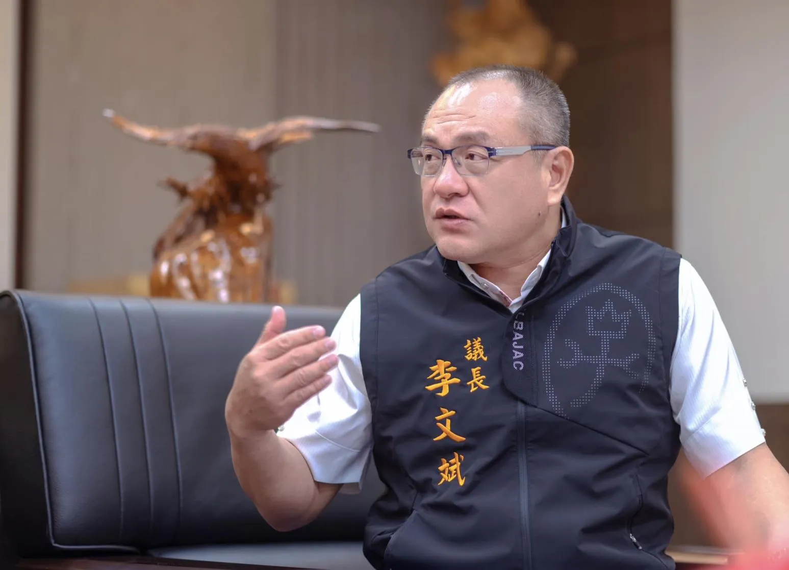 接掌國民黨苗栗縣黨部！議長李文斌：力拚2026大選勝利