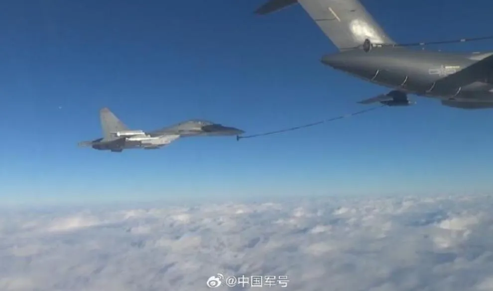 解放軍8戰機逾台海中線 7艦周邊海域活動