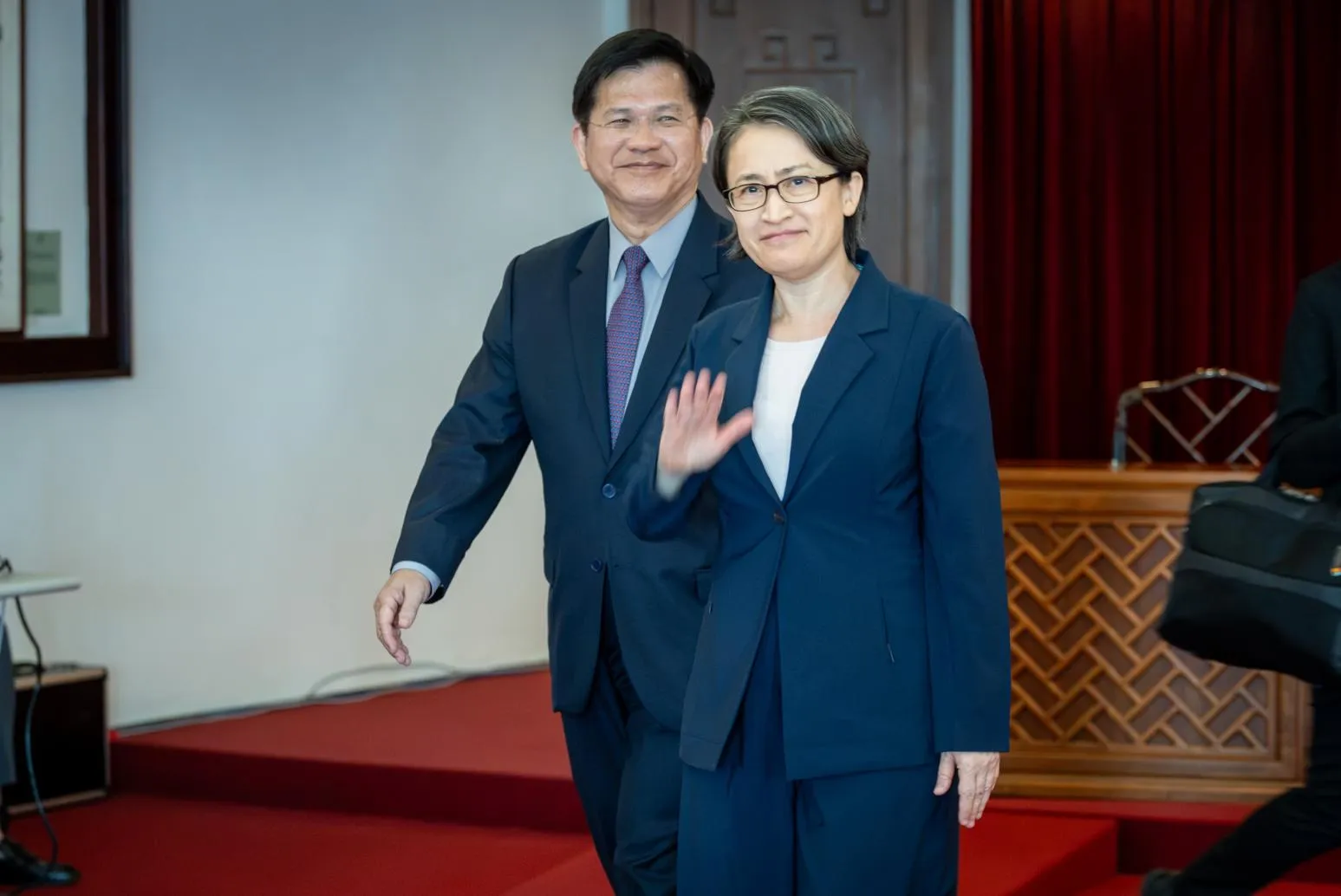 蕭美琴訪義回國 賴清德:持續爭取交流讓世界看見台灣
