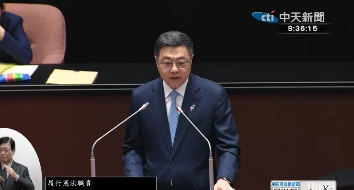 卓榮泰立院秀「洋流船員證」遭批違法!行政院:未違反相關規定