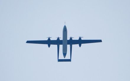 影/全球首款!陸大型４引擎無人機「雙尾蠍D」成功首飛！下月參加珠海航展