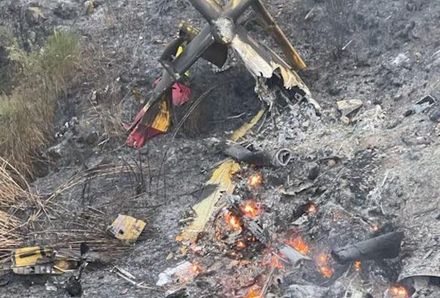 義大利空難悲劇！直升機失控「墜入火山砸毀」　滅山火2機員殉職