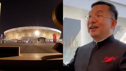 【影】世足賽/「中國元素」如同滿天繁星　陸駐卡大使激情言論引網嘆：除了大陸足球隊沒去…