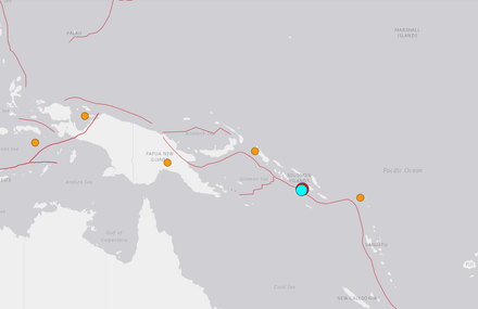 索羅門群島爆7.0強震　美預警系統發佈海嘯警報