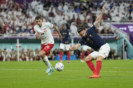 世足賽/足球天才姆巴佩梅開二度  法國3:1勝波蘭晉8強