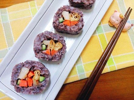 國健署教做「黑米壽司」　富含花青素、營養美味更加乘！