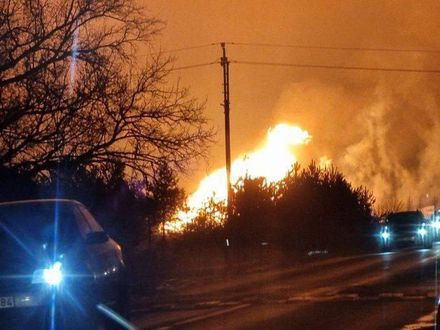影/立陶宛天然氣管爆炸　火焰衝50公尺高