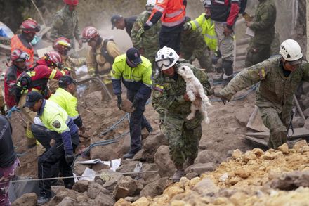 厄瓜多中部暴雨侵襲導致大規模山崩　7人喪生逾60人失蹤