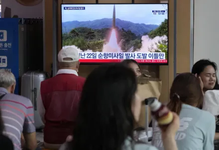 北韓向日本海發射兩枚彈道飛彈　飛行400公里墜海