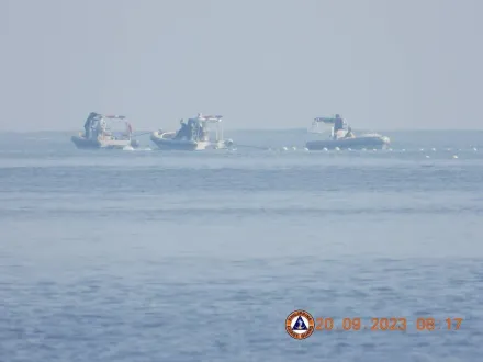 南海主權爭議難解！陸海警：在黃岩島海域「管控」3艘菲律賓船隻