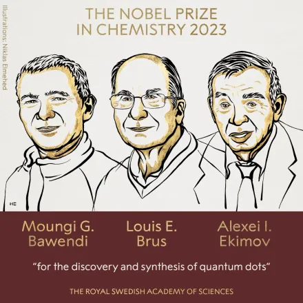 快訊/與外洩名單相同！2023諾貝爾化學獎揭曉　3學者發展量子點共獲殊榮