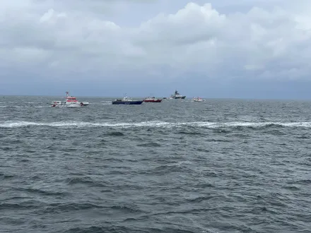 2貨船德國海域意外碰撞　其中1艘沉沒釀1死4失蹤