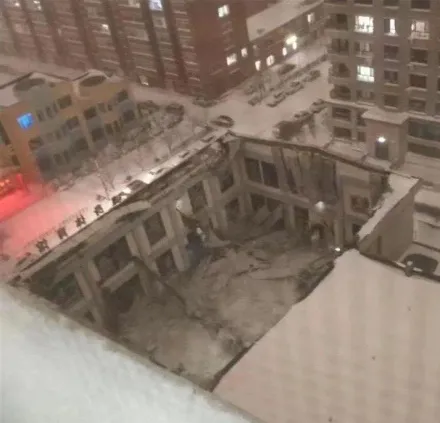 黑龍江暴雪肆虐！體育館坍塌3人被困　小孩也受困其中