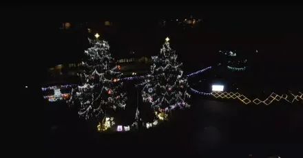 影/2023「山谷燈光節」點亮！全台最高耶誕樹閃耀大梨山