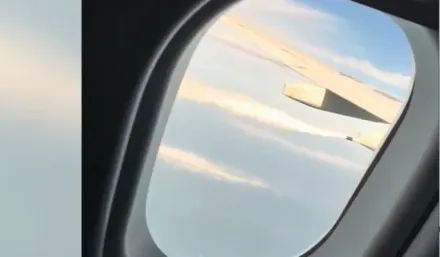 影/又來！東方航空班機發生機械故障　乘客拍下飛機「緊急放油降重」畫面