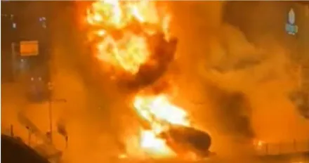 60噸天然氣卡車撞汽車釀爆炸！蒙古首都「烈焰沖天」至少6死14傷