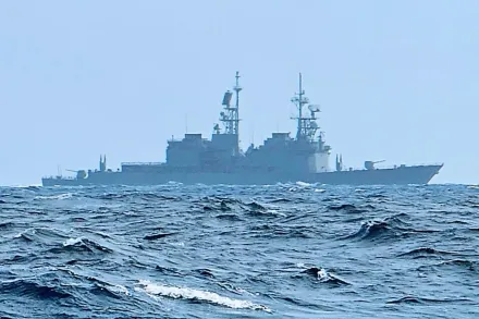 解放軍艦現蹤蘇澳外海意圖闖我24浬鄰接區　遭海軍監控驅離